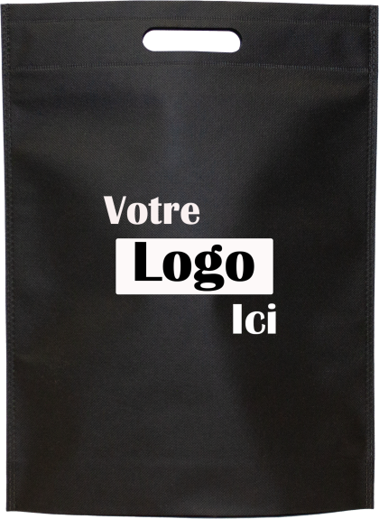 Thermowelded polypropylene reusable bag with cut handles