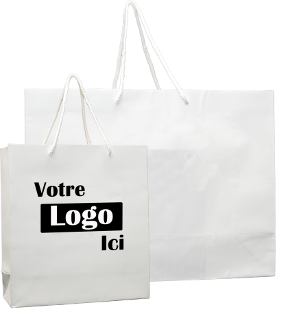 Boutique bag with cord handles