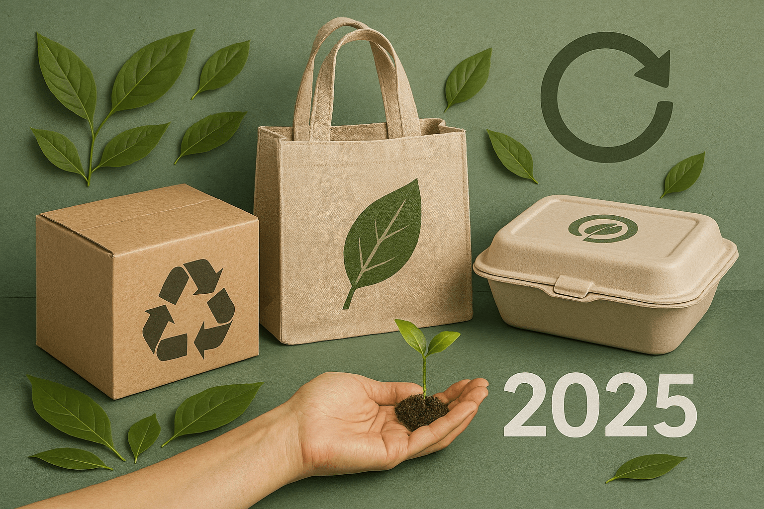 Tendances 2025 en emballage durable