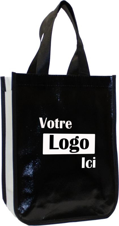 Non-woven laminated reusable bag - 10 L x 4 W x 13 H - 110 gsm