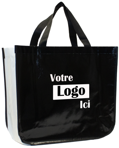 Non-woven laminated reusable bag - 16 L x 6 W x 14 H - 110 gsm