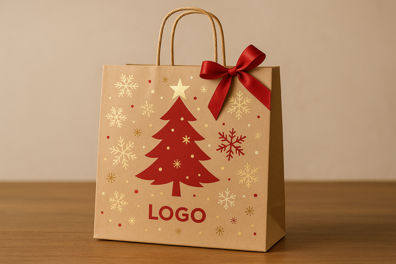The Personalized Christmas bag , a symbol of festive identity.